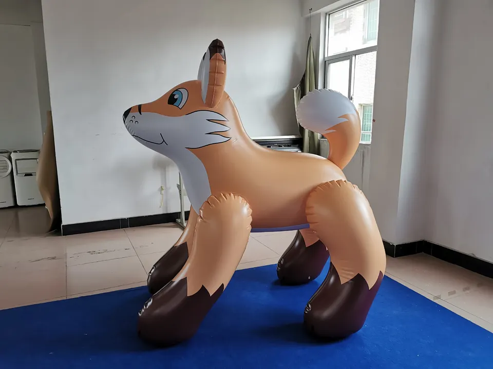 Beile Inflatable Custom Cartoon Animals Model Funny Puppy Dog Wolf Dog