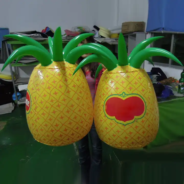 Custom large fruits vegetables model PVC inflatable pineapple for advertising promotion