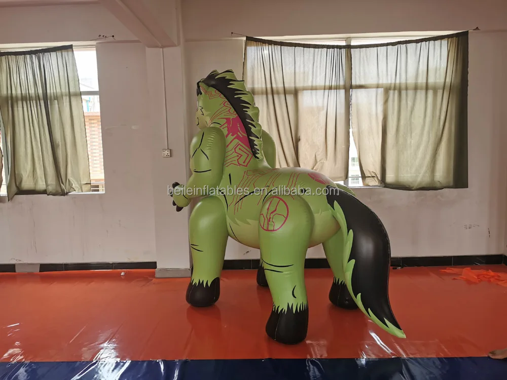 Customized Inflatable centaur big boobs horse toy animal for cartoon