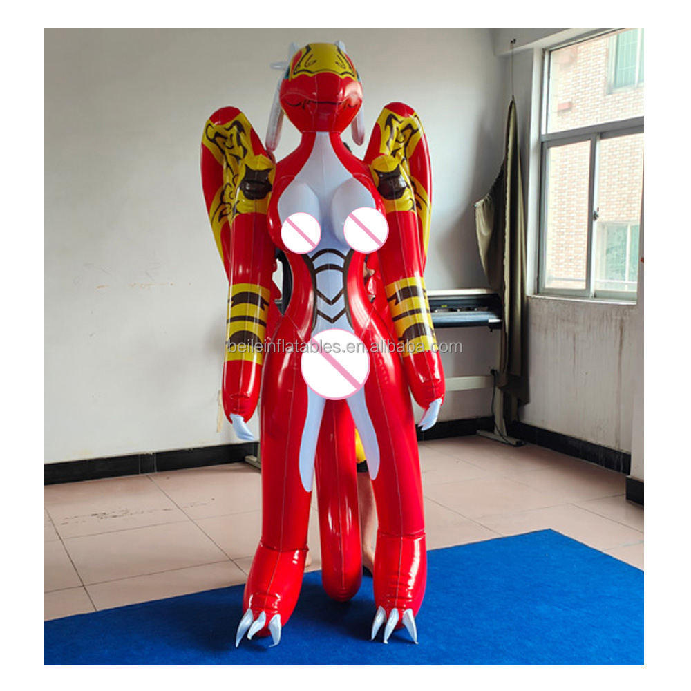 BeiLe Customized New Inflatable dragon squeak toys for sales