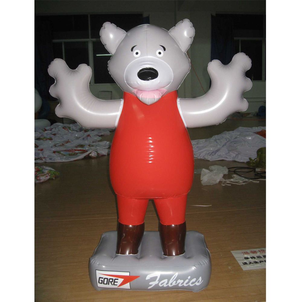 Factory Custom Quality Inflatable Bear Cartoon For Advertising Promotion