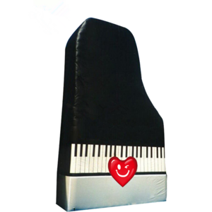 Top sales inflatable piano model for toys