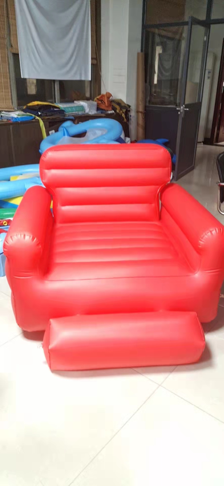 Supply King size inflatable sofa throne chair