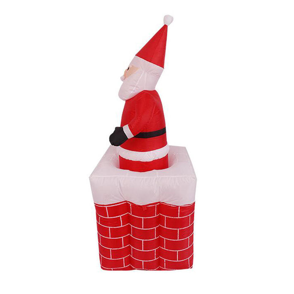 Customized Inflatable lift Santa Claus for Christmas