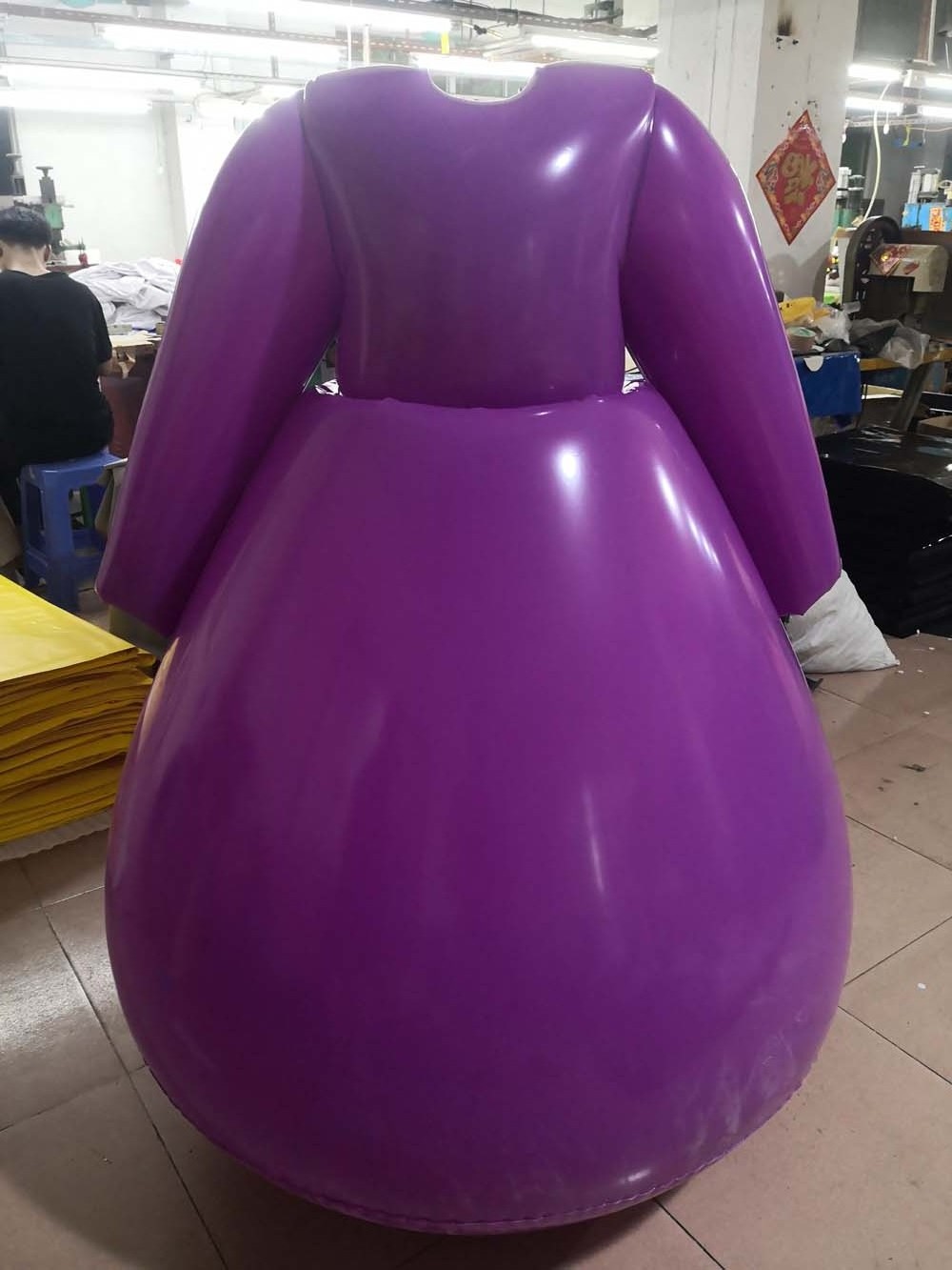 Beile customized pvc dress inflatable masquerade skirt performance costume for Cosplay