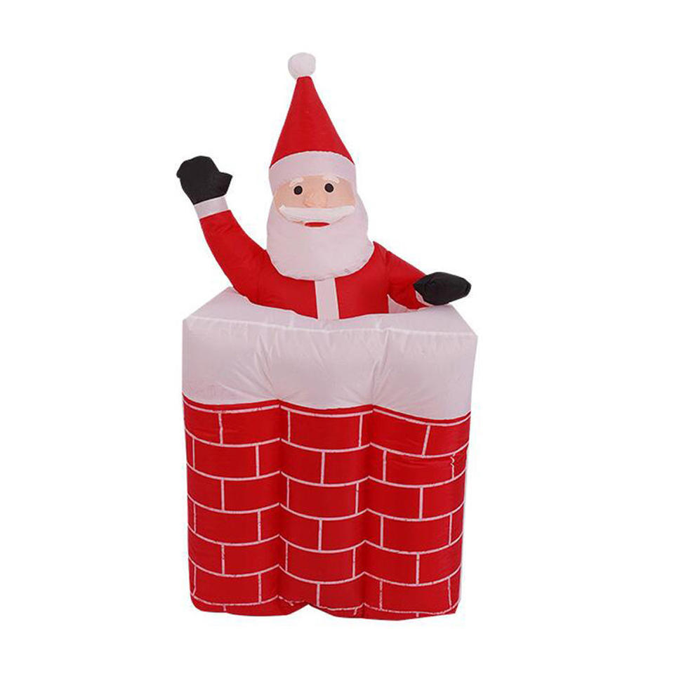 Customized Inflatable lift Santa Claus for Christmas