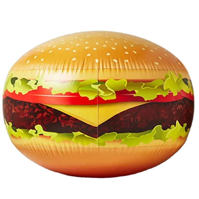 Hot Selling Outdoor Advertising Inflatables Giant Burger Model For Indoor Outdoor Promotion