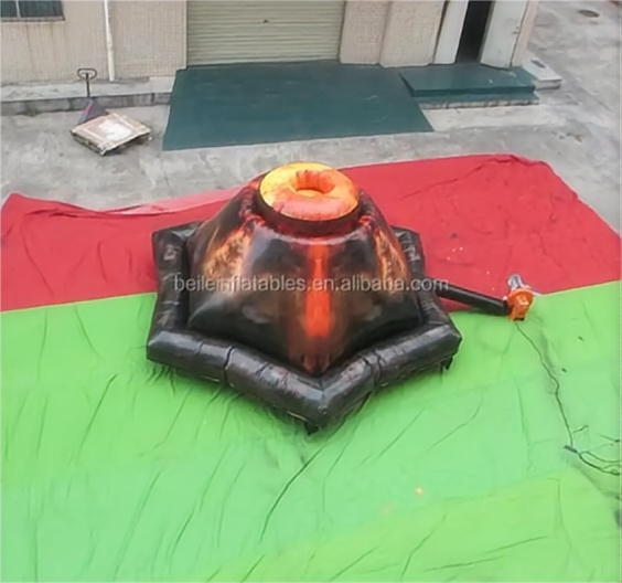 Beile Customized PVC Mesh Cloth Inflatable Volcano Model