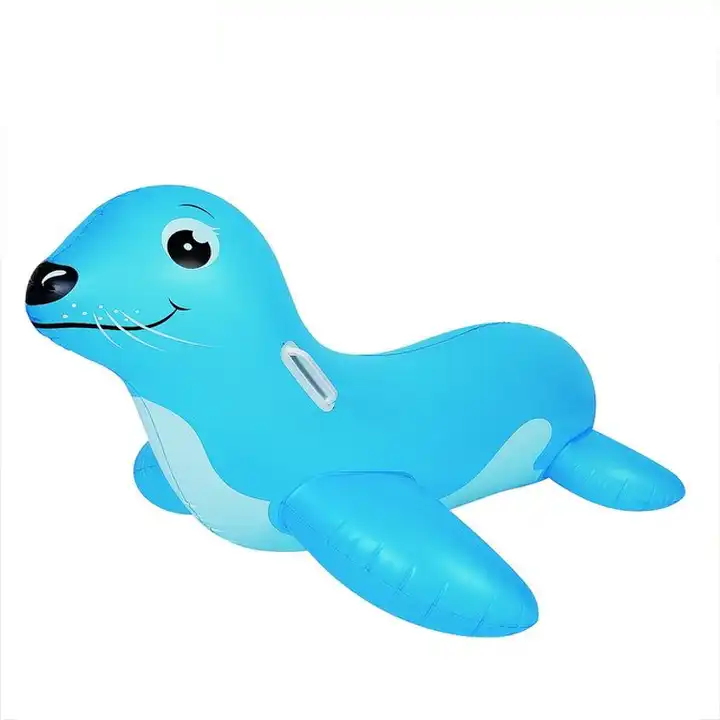 Customized PVC inflatable Sea lion mount pool float for adult and kid