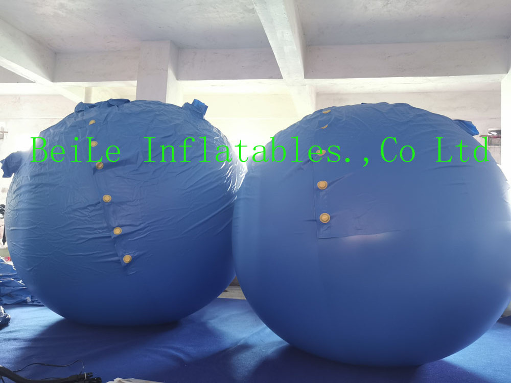 Customized quality PVC round body inflatable ball suit inflatable ball costume