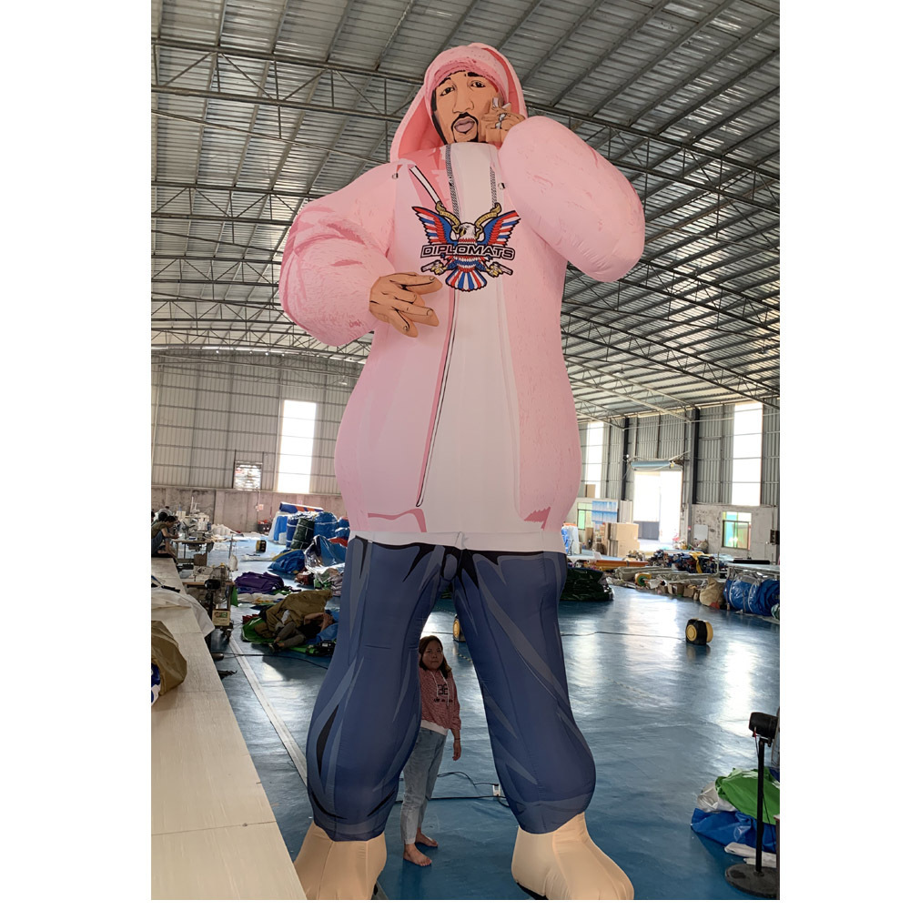 Factory price Custom 210D Nylon oxford fabric inflatable Hip-hop model