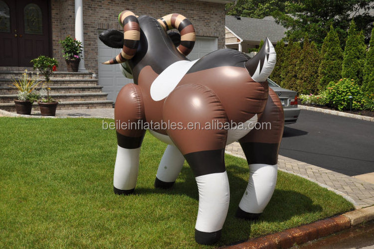 Factory wholesale promotion giant inflatable goat model