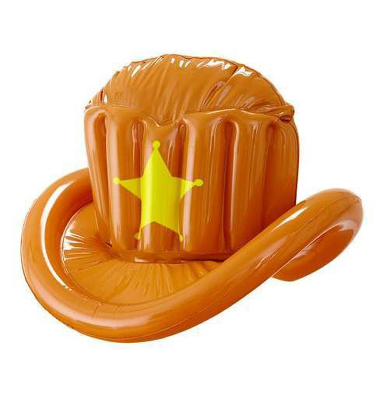 hot sale pvc cowboy wild west Inflatable hat