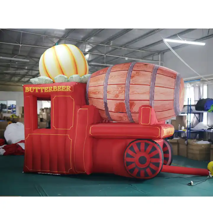 Factory custom holiday inflatable pumpkin cart Tent Inflatable Stand Cup Booth