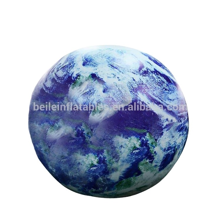 customized large decoration PVC Inflatable Earth balloon