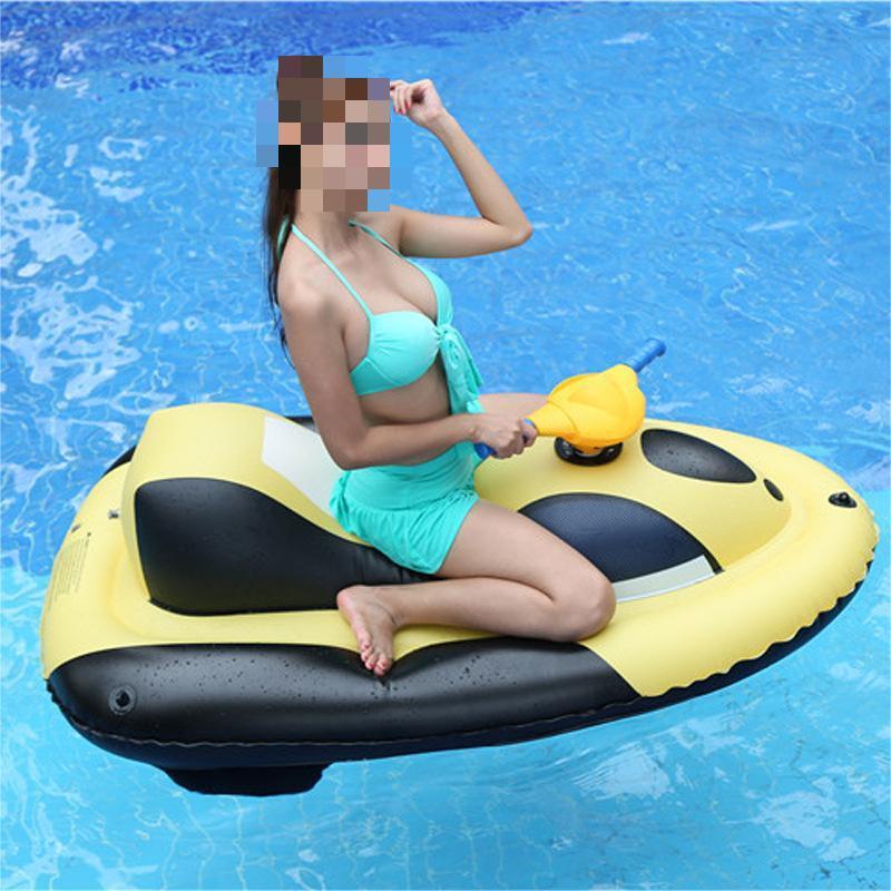 Beile New design Custom  Inflatable Motor Boat AquaMate Ride-On Water Toy