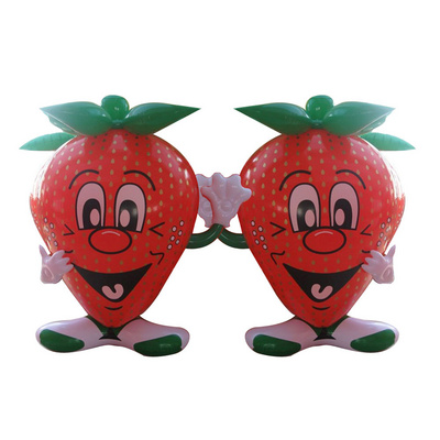 Custom PVC Inflatable Strawberry Model Larger Fruits and Vegetables for Product Promotion Balloon Type