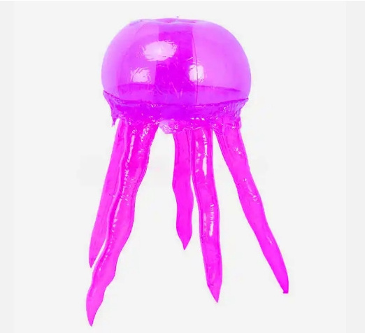 Beile PVC Transparent Inflatable Jellyfish Helium Balloon