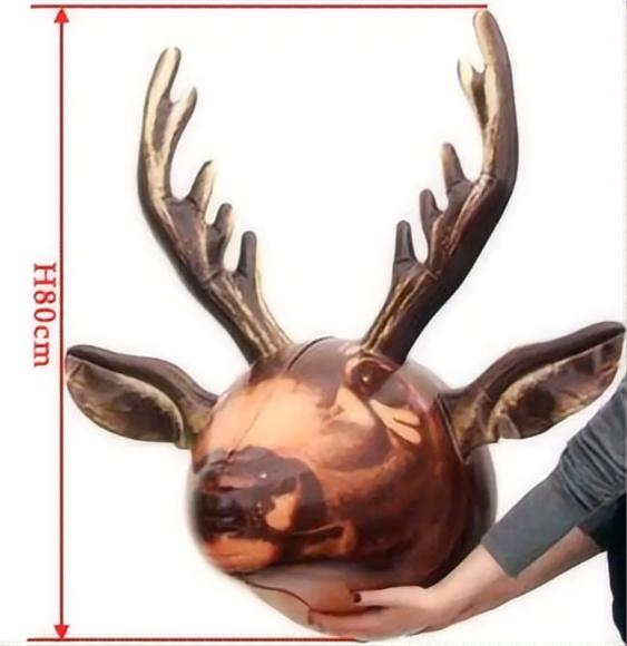 Favourite New Trendy Inflatable Decorative Deerhead Wall Hangers