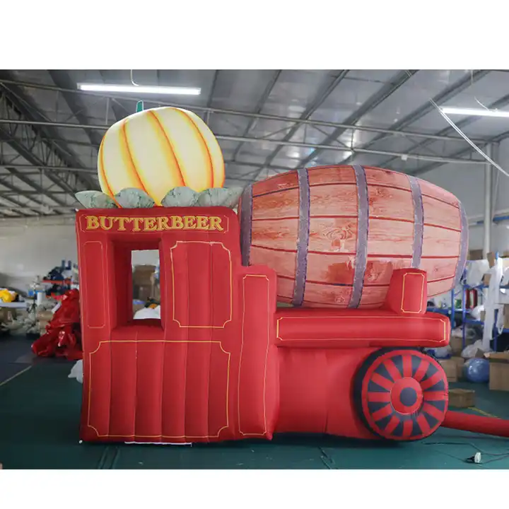 Factory custom holiday inflatable pumpkin cart Tent Inflatable Stand Cup Booth