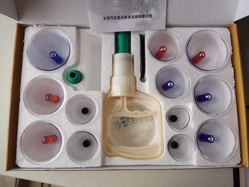 Glass cupping set 32 with silicone cupping therapy set with facial cupping set for face