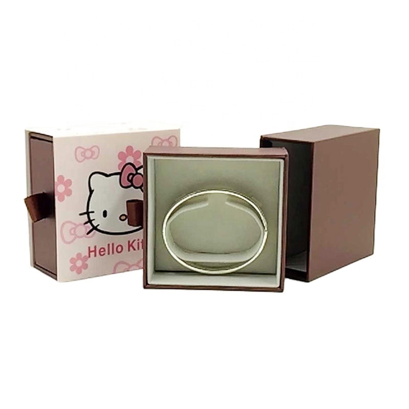 Wholesale Custom Logo New Empty Drawer Box hello kitty jewelry box