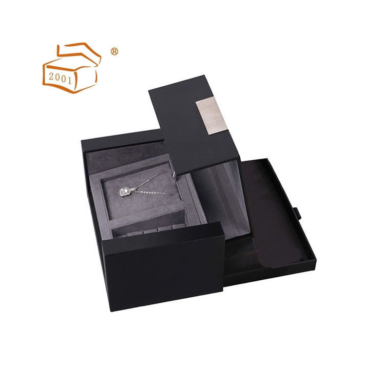 Custom Logo Matte Black Cardboard Paper Jewellery Gift Packing Eco Friendly Sofa Shaped Jewelry Boxes