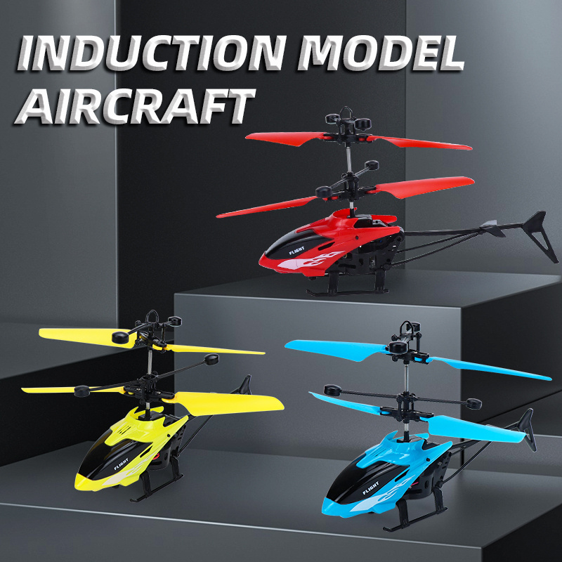 infrared induction airplane mini helicopter toys flying for kids