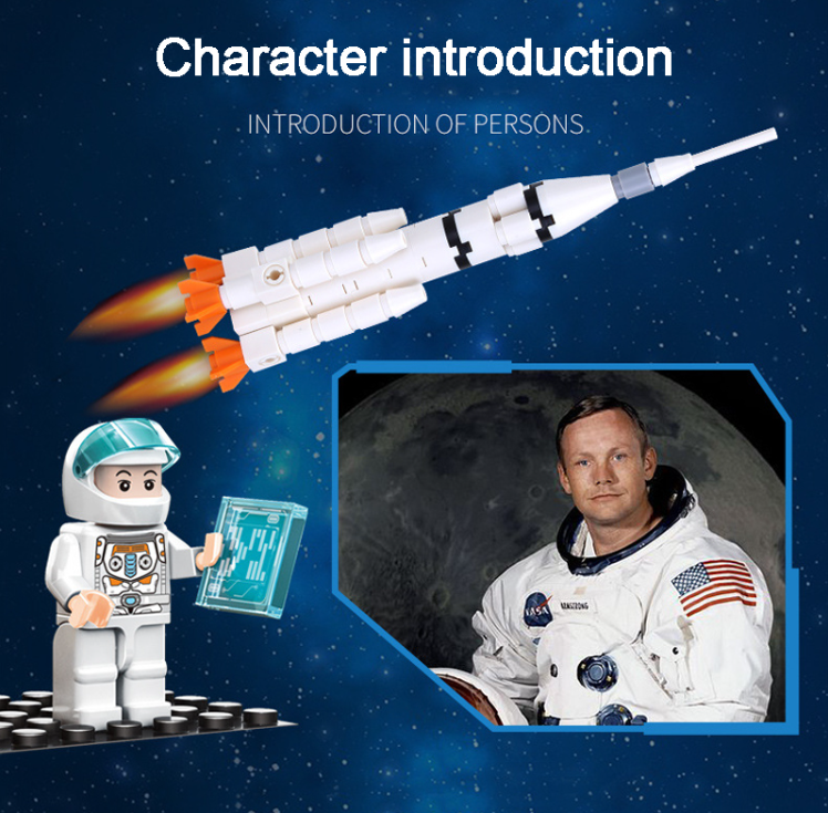 Compatible Building blocks Boy Mars Exploration Space Shuttle rocket launch City Space series children's educational toys