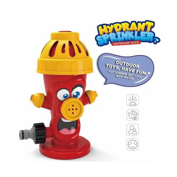 New designed summer outdoor splashing water spray fire hydrant children's lawn sprinkler cooling plastic gift toys 2023