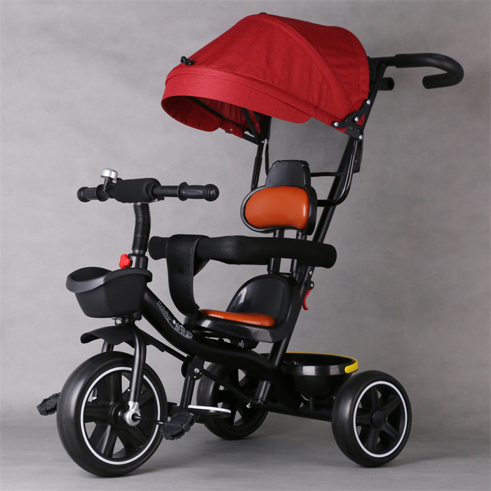 children bike umbrella tricycle kids kids three wheel tricycle with push bar balance bicycles ride on toys car kids tricycle