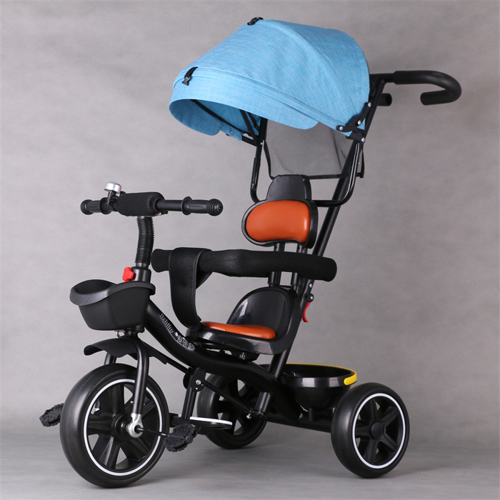 children bike umbrella tricycle kids kids three wheel tricycle with push bar balance bicycles ride on toys car kids tricycle