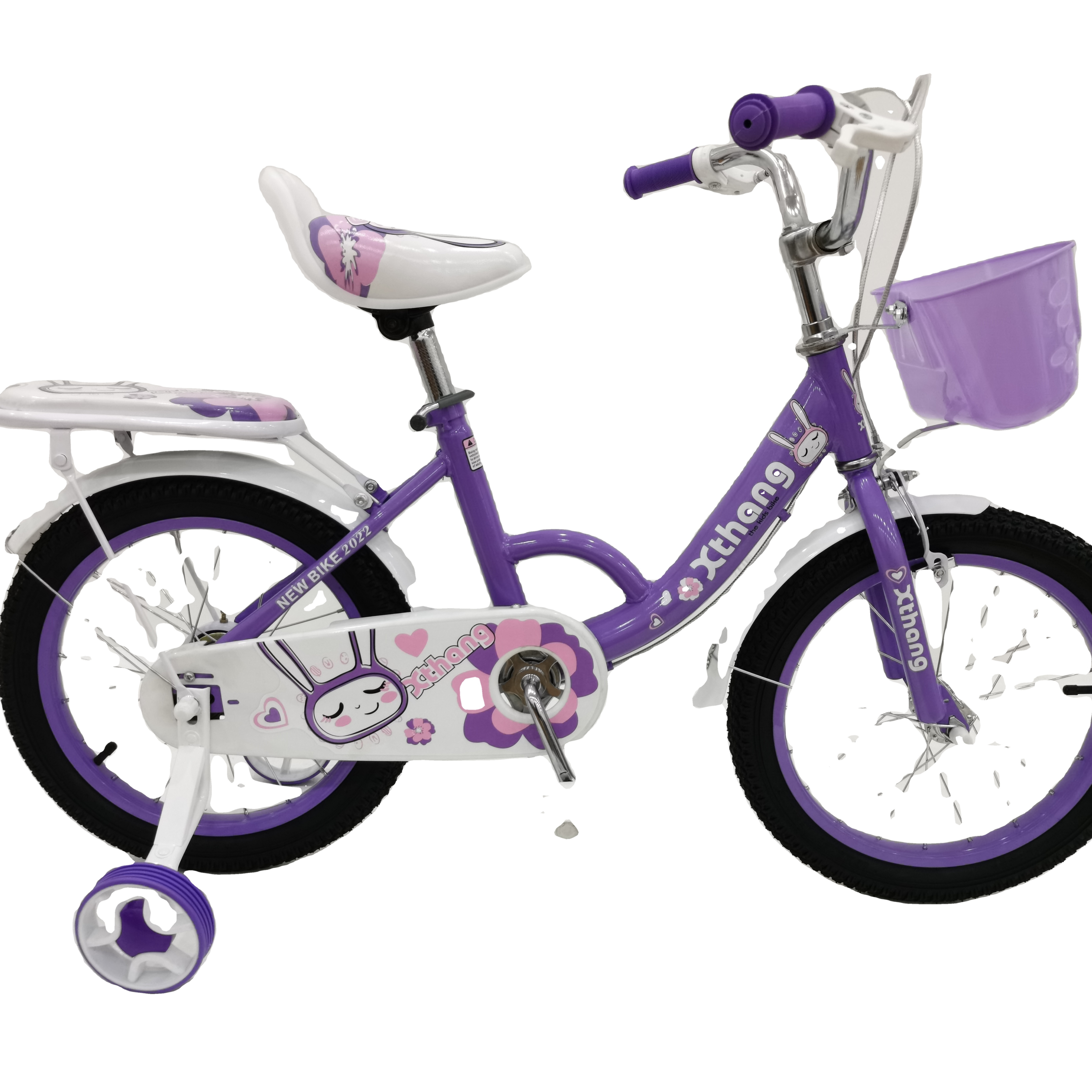 2023 Cheap Factory Price children's Boys Girls Bike Children Pedal Bicycle Bike with doll seat Training Wheel 18 inch  Baby bike