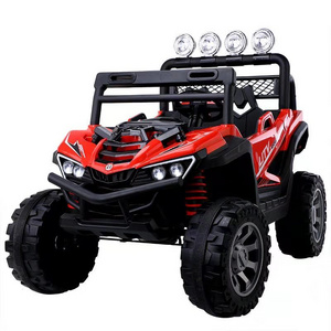 2023 high quality kids electric car remote control kids car ride on monster truck  ride on 12 volt 4 wd electric 2 seat ki