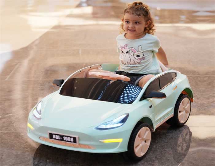 kids electric cars with rubber tires/kids electrical toy car for girls and boys/2023 China unique ride on car kids electric