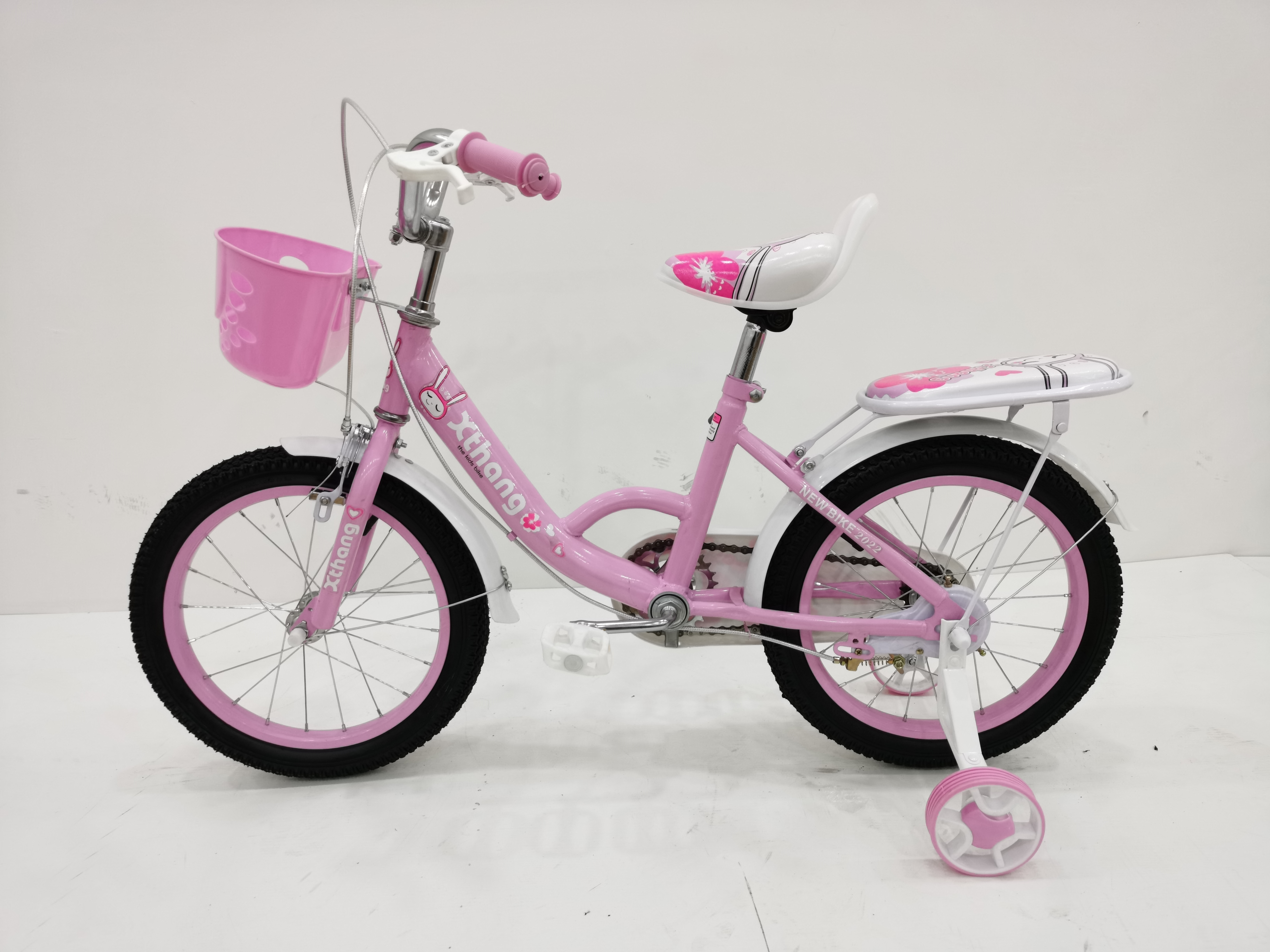 2023 Cheap Factory Price children's Boys Girls Bike Children Pedal Bicycle Bike with doll seat Training Wheel 18 inch  Baby bike