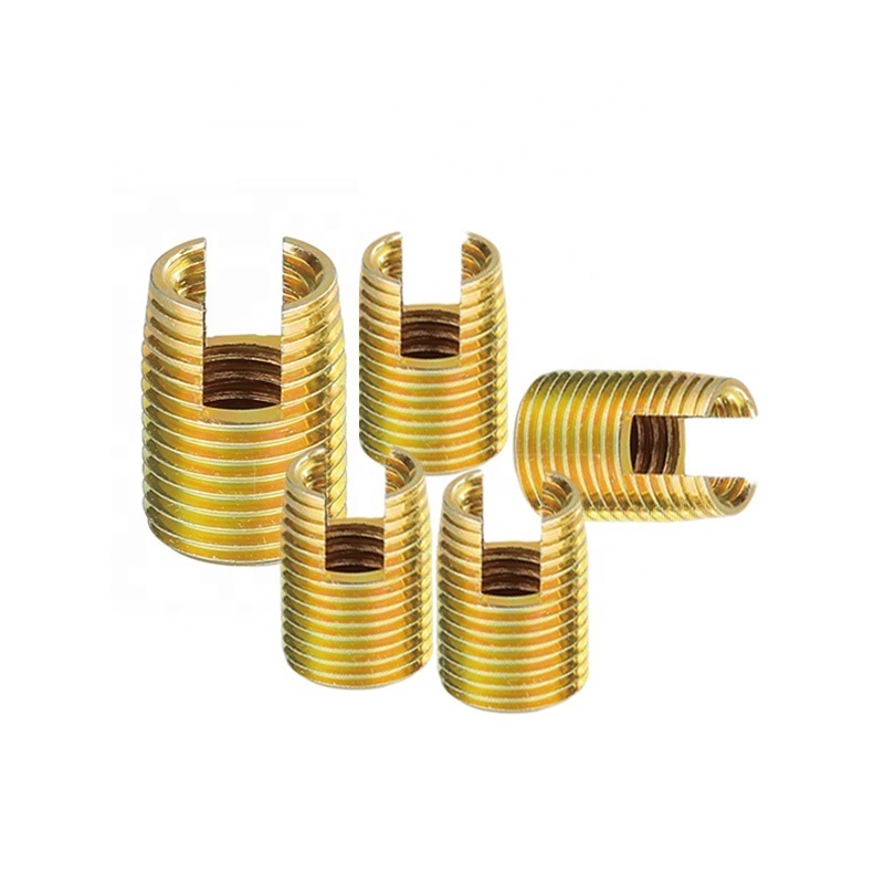 Self Tapping Wire Threaded Inserts Nut Protectors Self Tapping Screw Sleeve Brass Sheath Thread Insert Sleeves