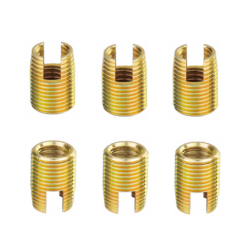 Self Tapping Wire Threaded Inserts Nut Protectors Self Tapping Screw Sleeve Brass Sheath Thread Insert Sleeves