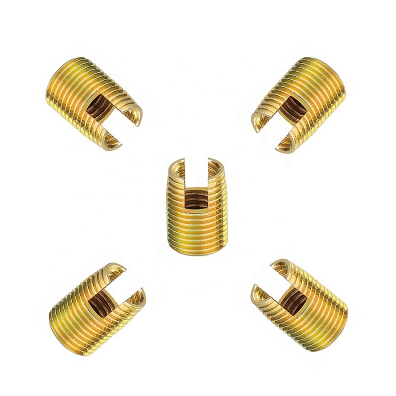 Self Tapping Wire Threaded Inserts Nut Protectors Self Tapping Screw Sleeve Brass Sheath Thread Insert Sleeves