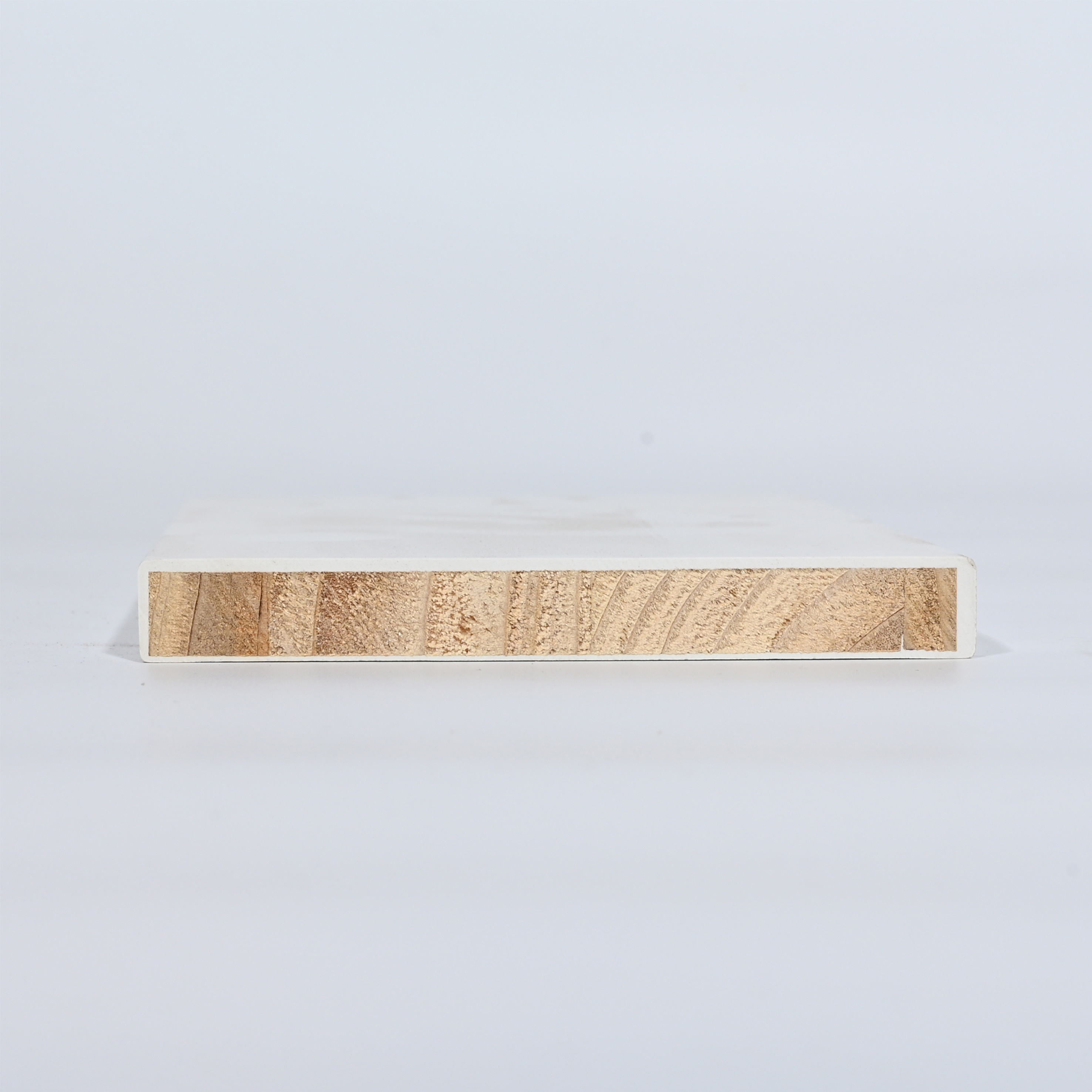 High quality white flexible wall base skirting chamfered skirting board  Wood moulding