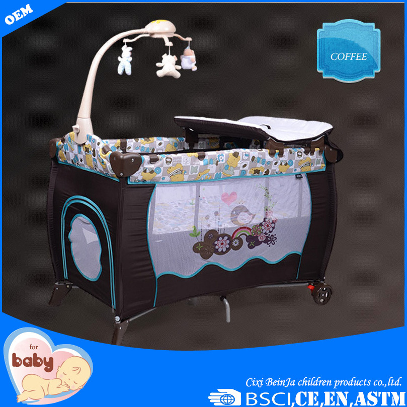 China supplier colorful safety Baby folding Playpen