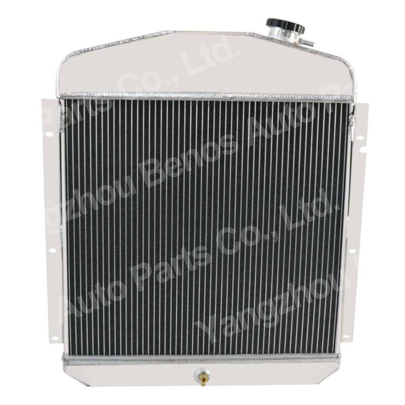 3 Rows Aluminum Radiator For 1947-1949 Plymouth Chrysler Car Deluxe Sedan Coupe