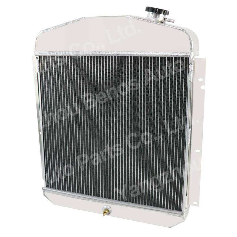 3 Rows Aluminum Radiator For 1947-1949 Plymouth Chrysler Car Deluxe Sedan Coupe