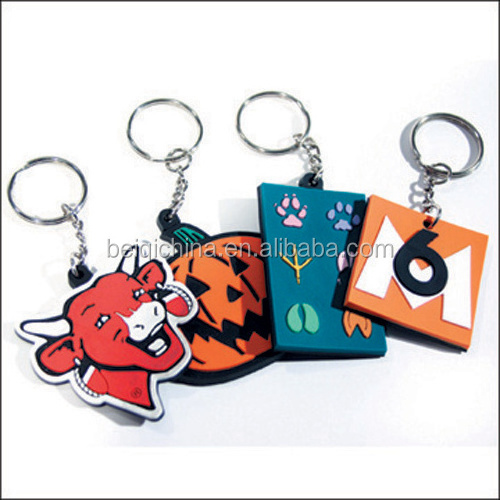 Custom 2D/3D Soft PVC Keychains, Make Rubber Key Chain With Your Logo, Free Digital Mock-Up For Your Reference Within 12 Hours