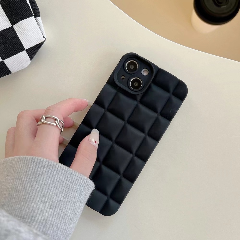 Solid color plaid cheap mobile phone case for iphone14Promax for iPhone 13 mobile phone case 11 girl 12 Pro max