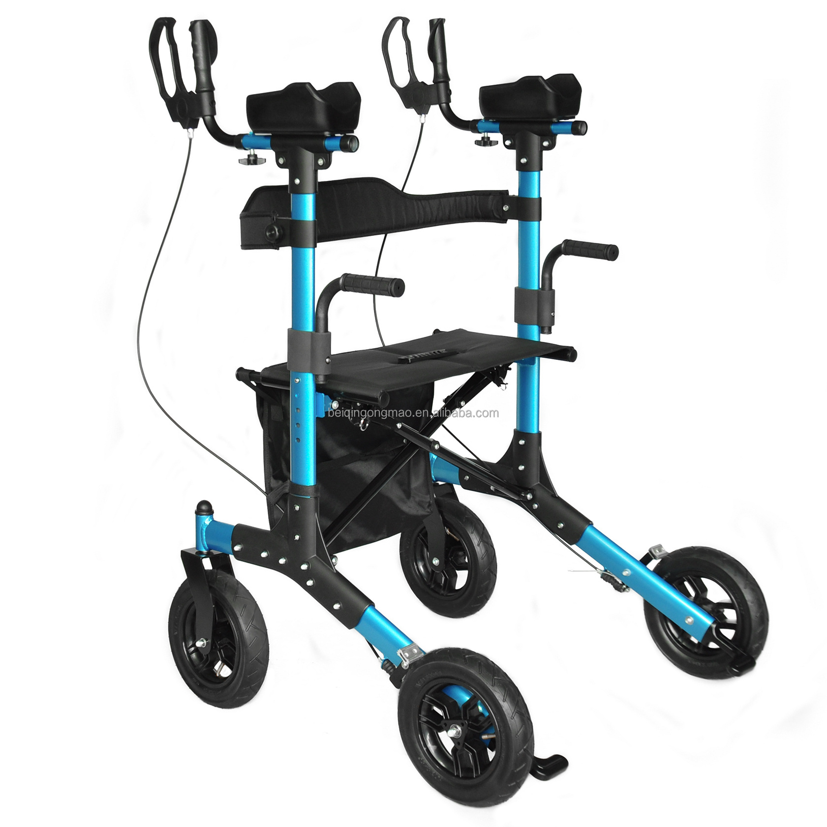 Best Choice Lightweight Foldable Portable Rolling Walkers 4 Wheels Walking Walker Rollator