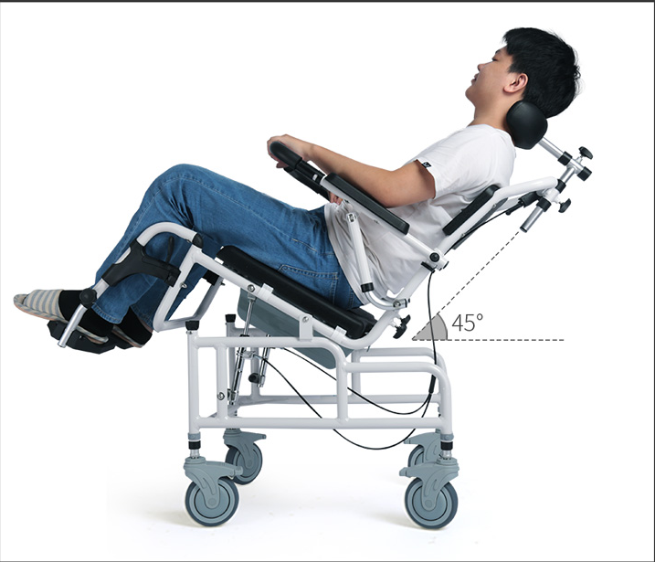 BQ8001A  Anti-Skid Metal Folding Commode Toilet Chair for Disabled Older Disable People Products steel Metal Commode Chair