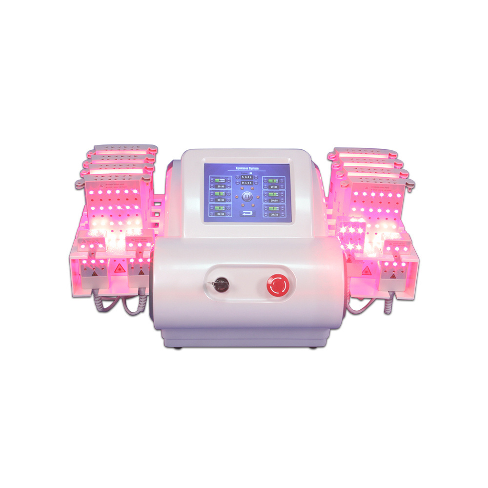 4D lipolaser 528 diodes laser 635nm+650nm+780nm+980nm lipolaser slimming machine