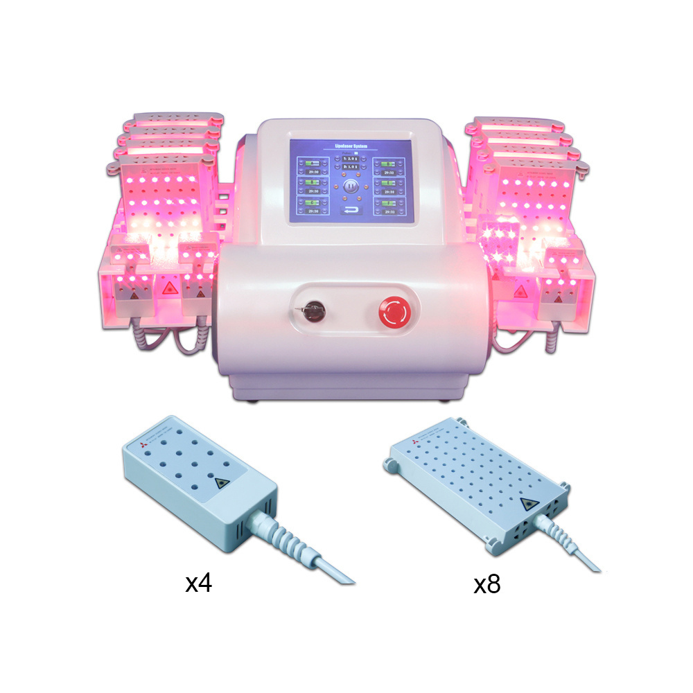 4D lipolaser 528 diodes laser 635nm+650nm+780nm+980nm lipolaser slimming machine