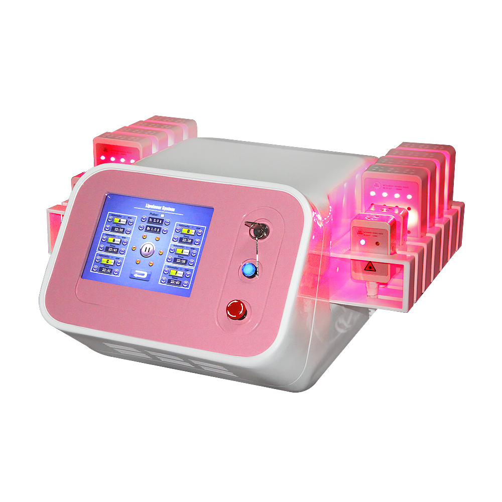 Non Invasive 4D Lipo Laser Professional 635nm 650nm Japan Lipo Laser Slimming Lipolaser Portatil Machine Cellulite Reduction